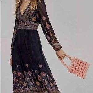 Free people wishing well midi dress